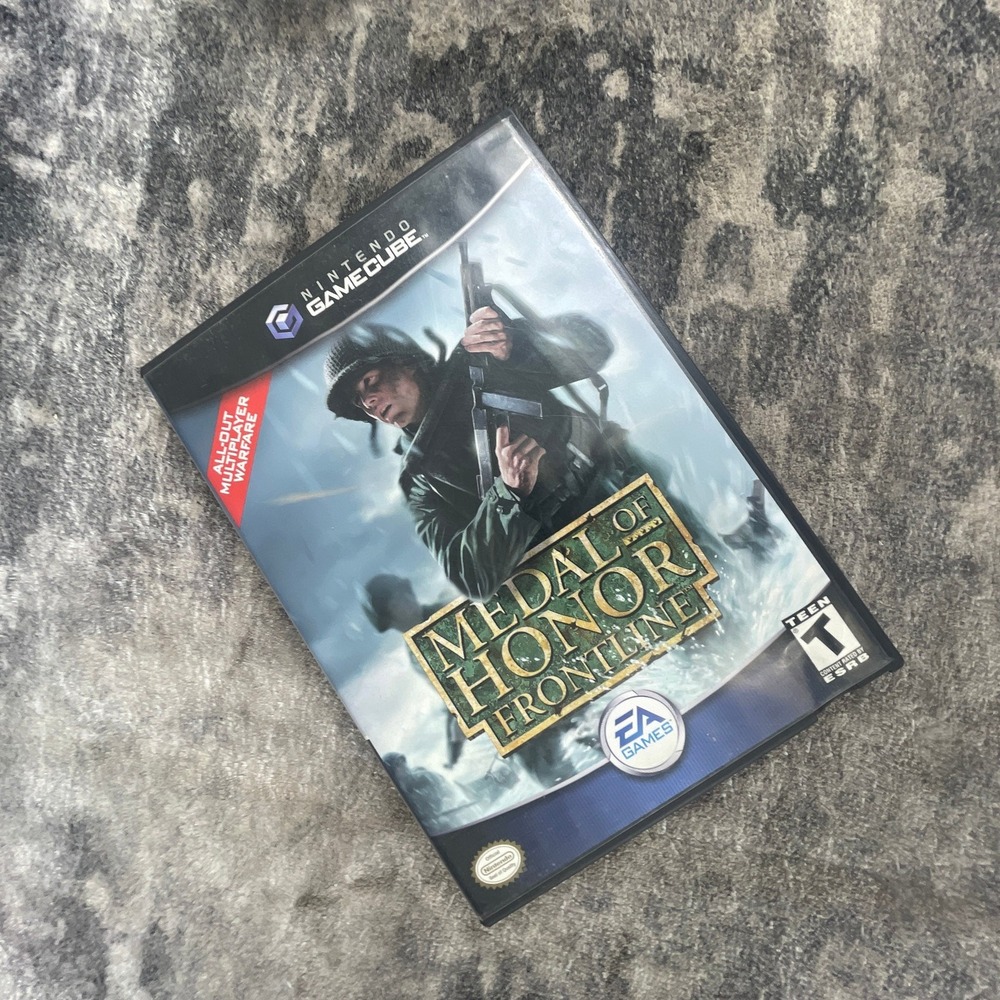 Medal of Honor Frontline Nintendo GameCube Video Game EA Games Black Label